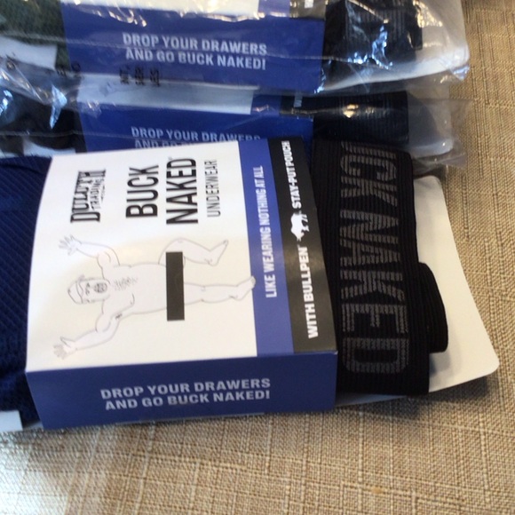 NWT Duluth Trading Co Buck Naked Boxer Briefs - Navy - Picture 4 of 4